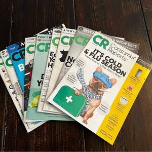 Consumer Reports Magazine 2018 (Set of 10)